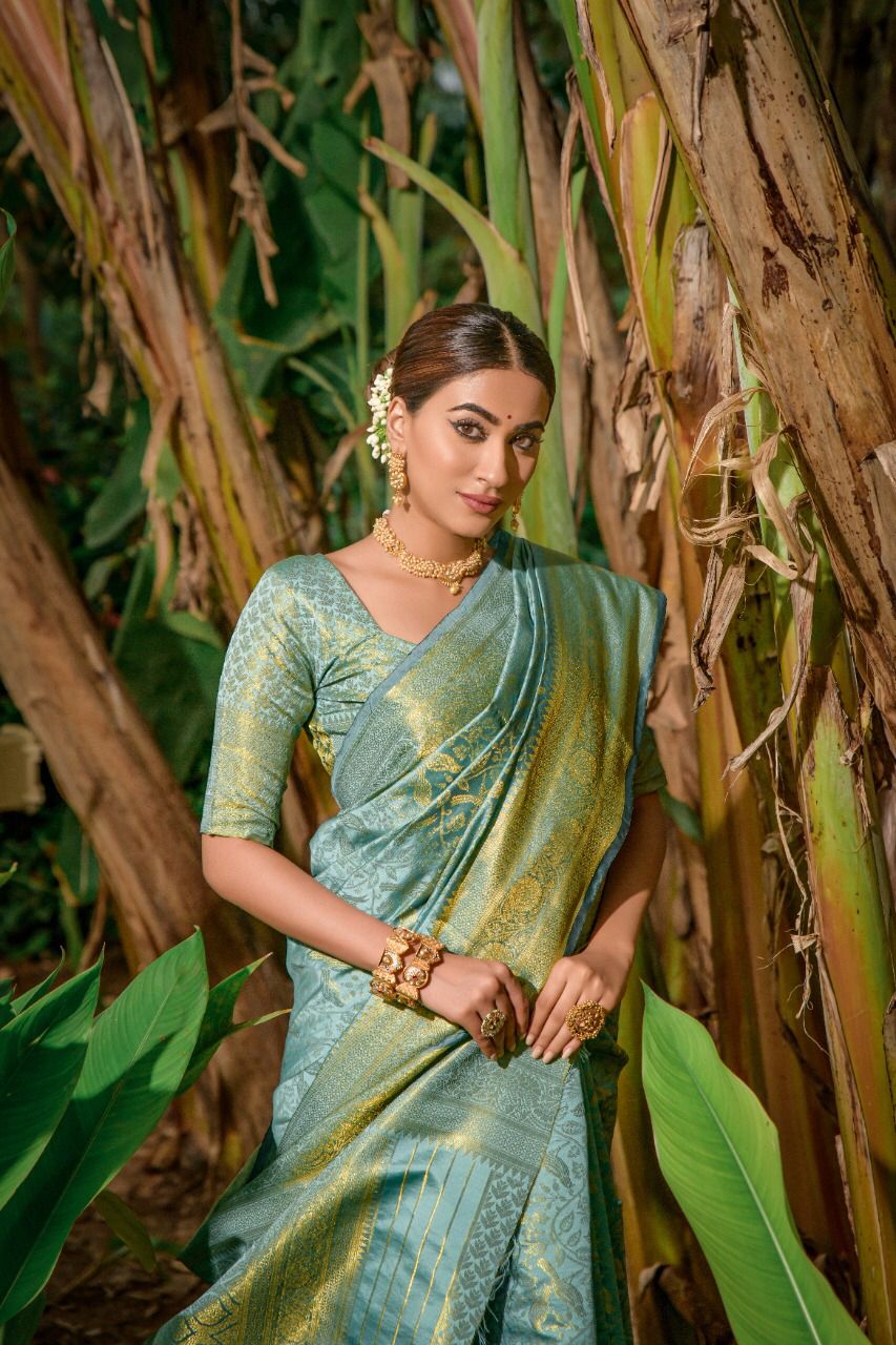 Mandakini Silk 3 Lichi Silk Designer Sarees Catalog